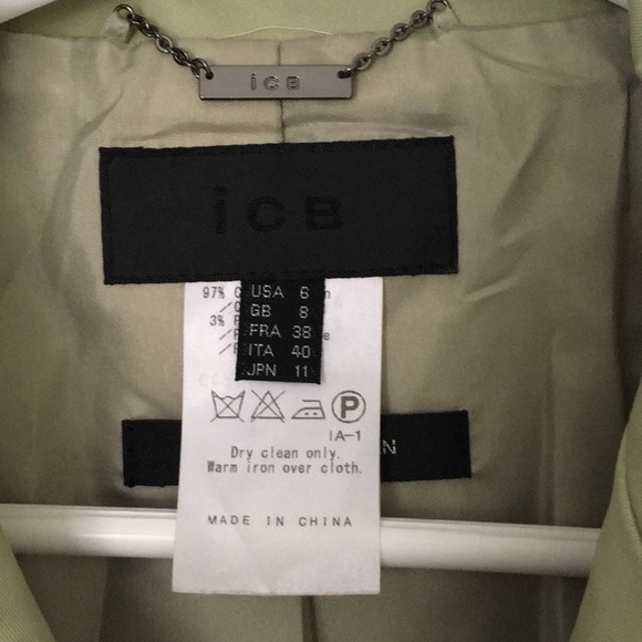 iCB trench coat, size 6 - Picture 2 of 7